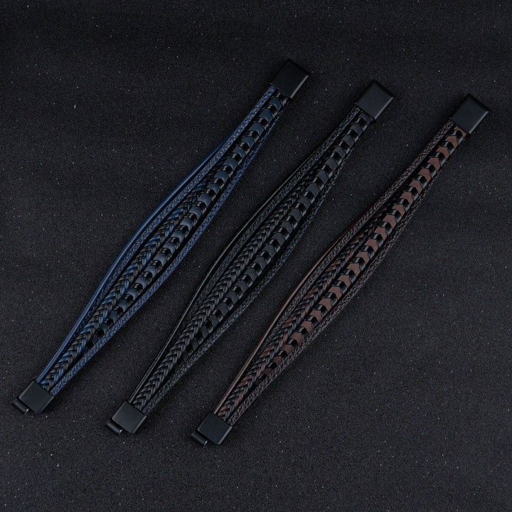 BRACELET HOMME EN CUIR DE LUXE