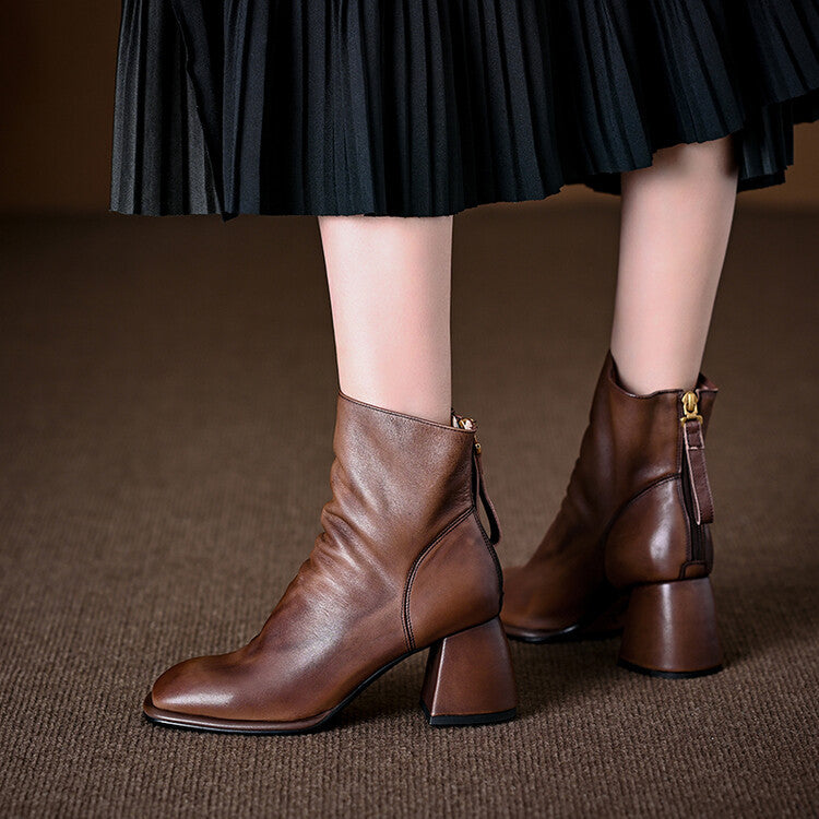 Livia Genuine Leather Boots