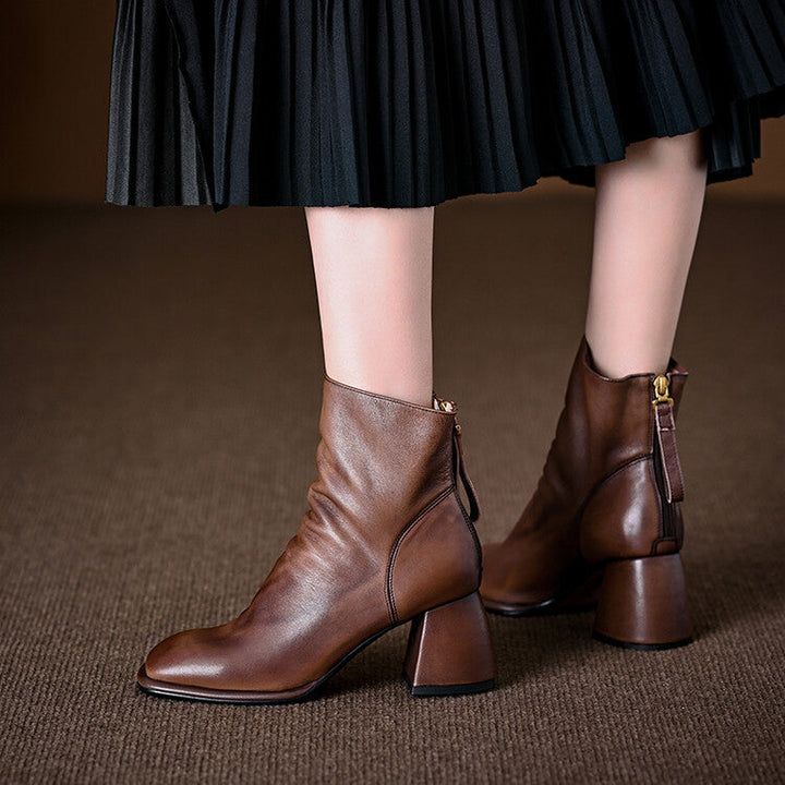 Livia Genuine Leather Boots