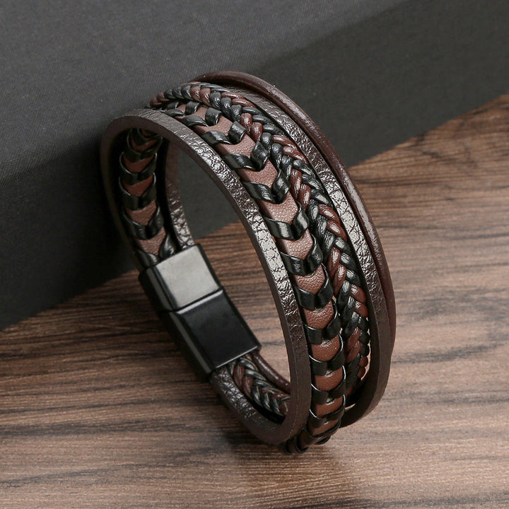 BRACELET HOMME EN CUIR DE LUXE