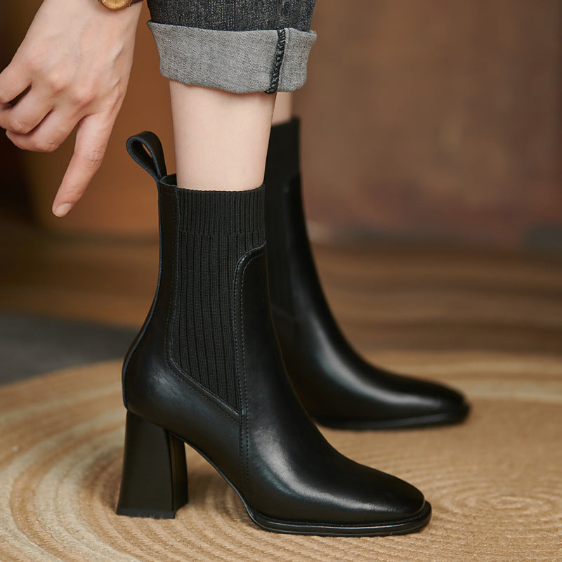 Elara Leather Boots