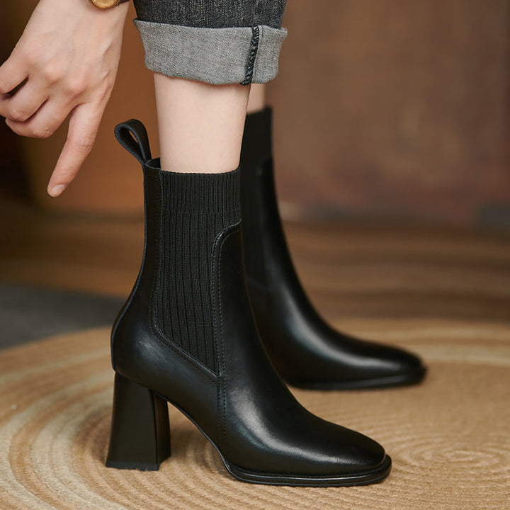 Elara Leather Boots