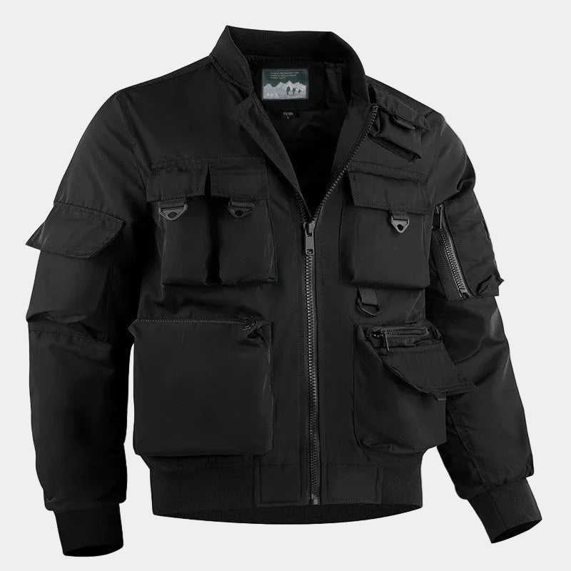 XAVIER | Blouson aviateur multipoches — coton technique d'inspiration tactique