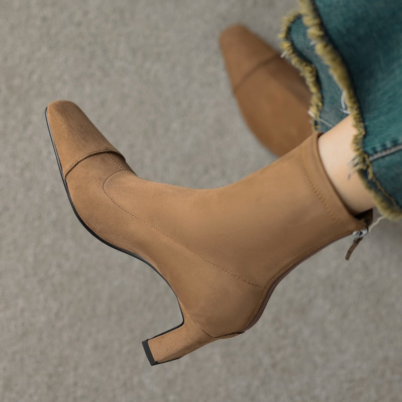 Sarona Genuine Suede Boots