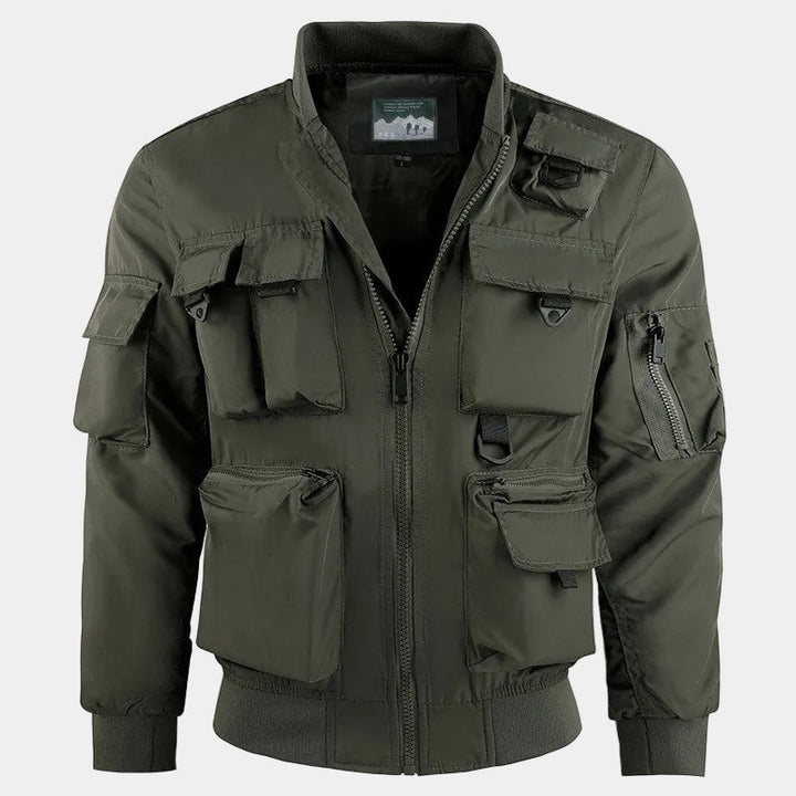 XAVIER | Blouson aviateur multipoches — coton technique d'inspiration tactique