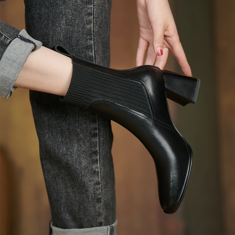 Elara Leather Boots
