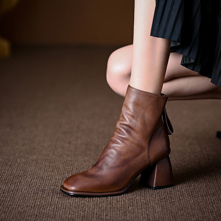 Livia Genuine Leather Boots