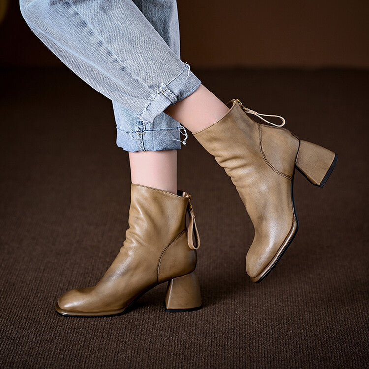 Livia Genuine Leather Boots