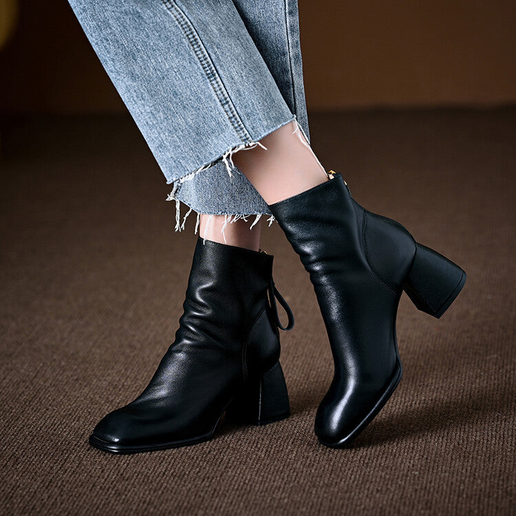 Livia Genuine Leather Boots