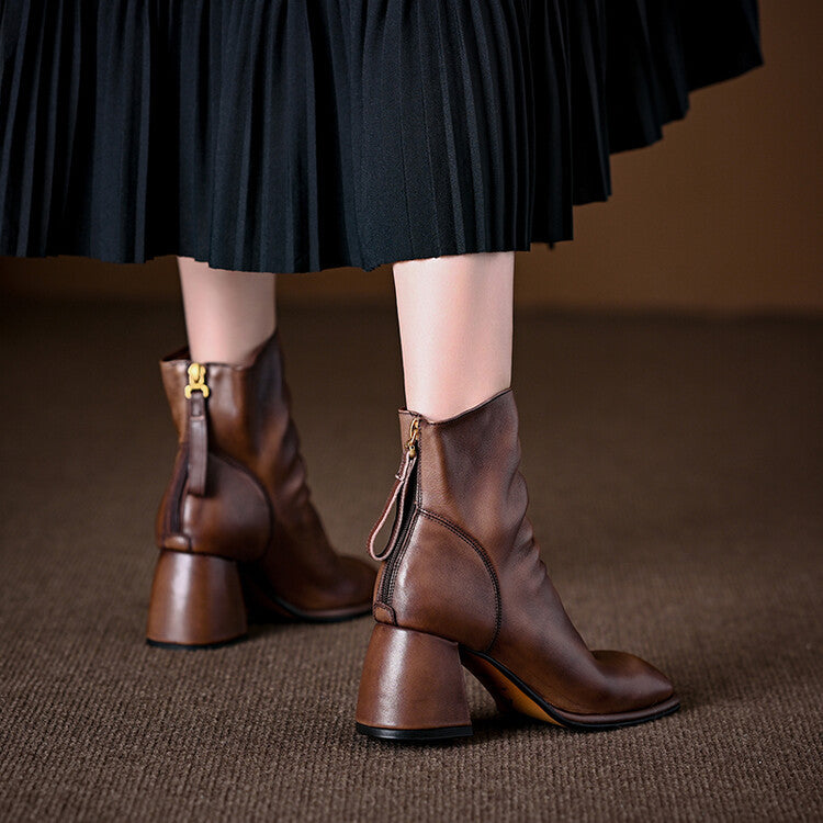 Livia Genuine Leather Boots