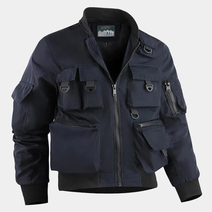 XAVIER | Blouson aviateur multipoches — coton technique d'inspiration tactique