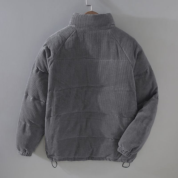 VESTE EN VELOURS RAYÉ
