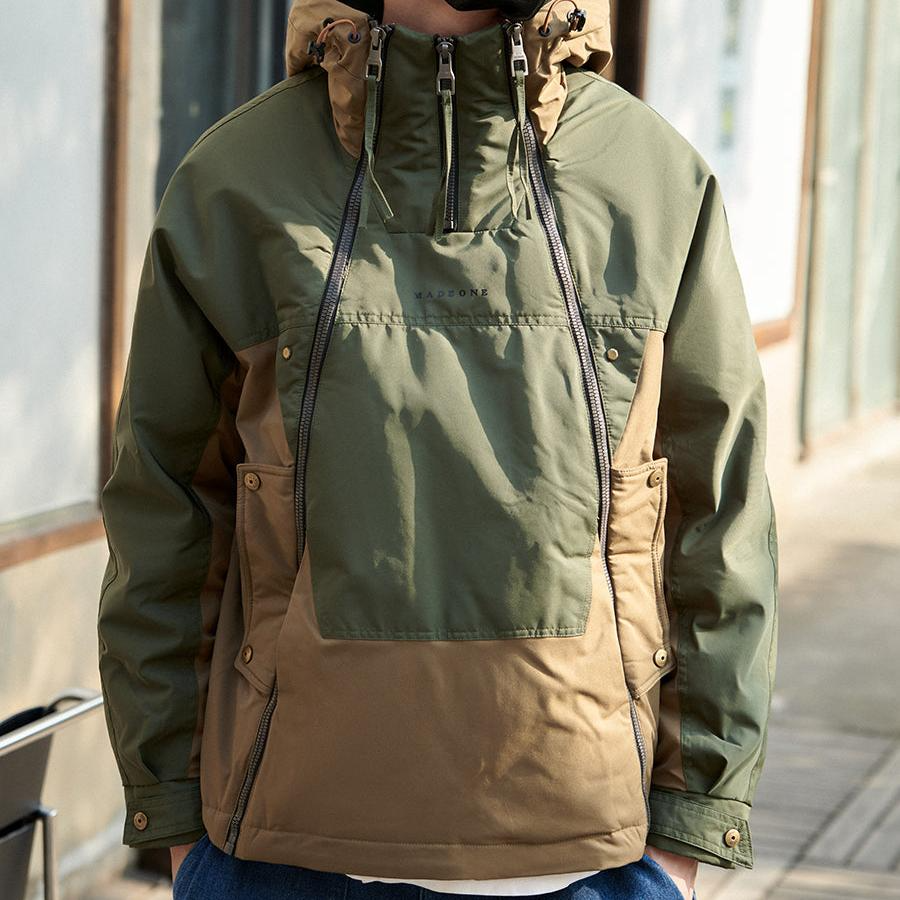 VESTE HOMME AVEC DOUBLE ZIP