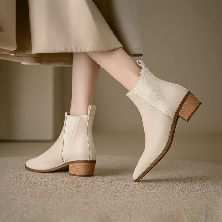 Elloria Genuine Leather Boots