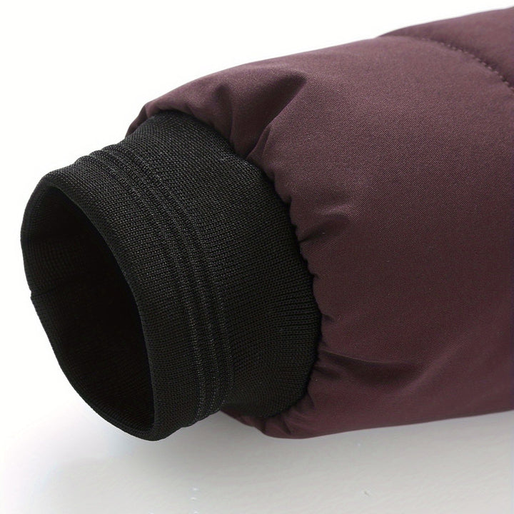 VESTE D’HIVER ÉLÉGANTE ZIPPÉE POUR HOMME