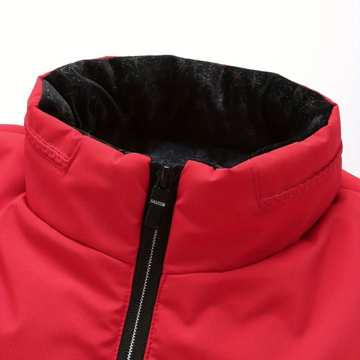 VESTE D’HIVER ÉLÉGANTE ZIPPÉE POUR HOMME