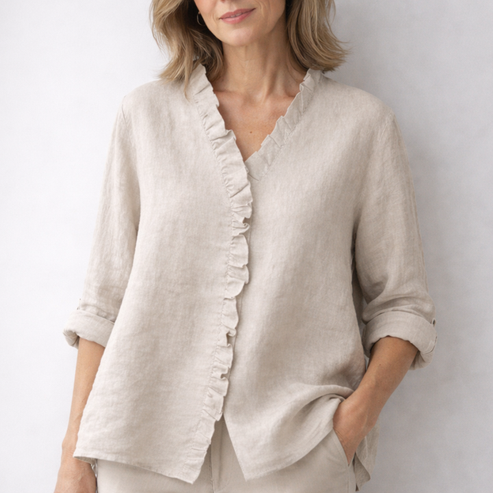 Sanelle | Chemise Élégante à Volants