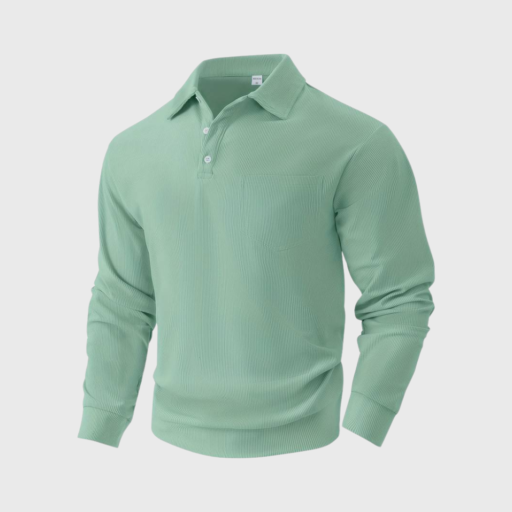 CHEMISE EN CORDON À MANCHES LONGUES POUR HOMME