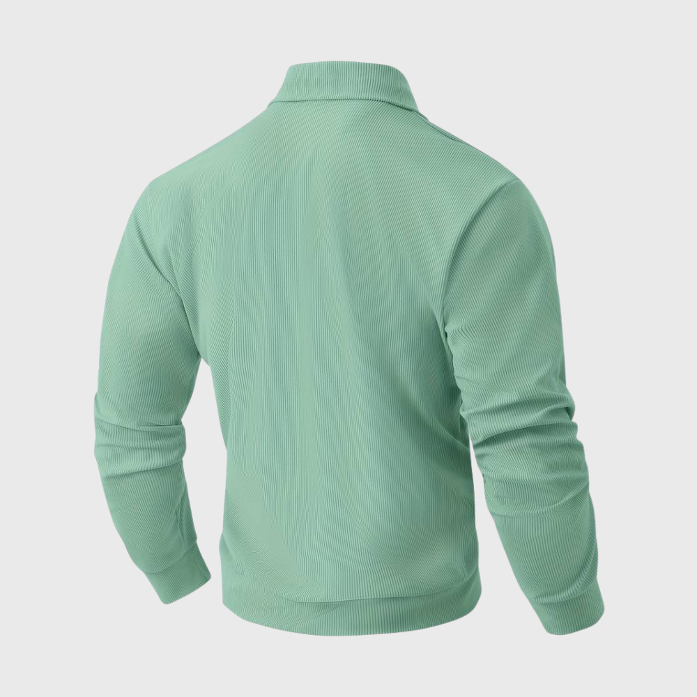 CHEMISE EN CORDON À MANCHES LONGUES POUR HOMME