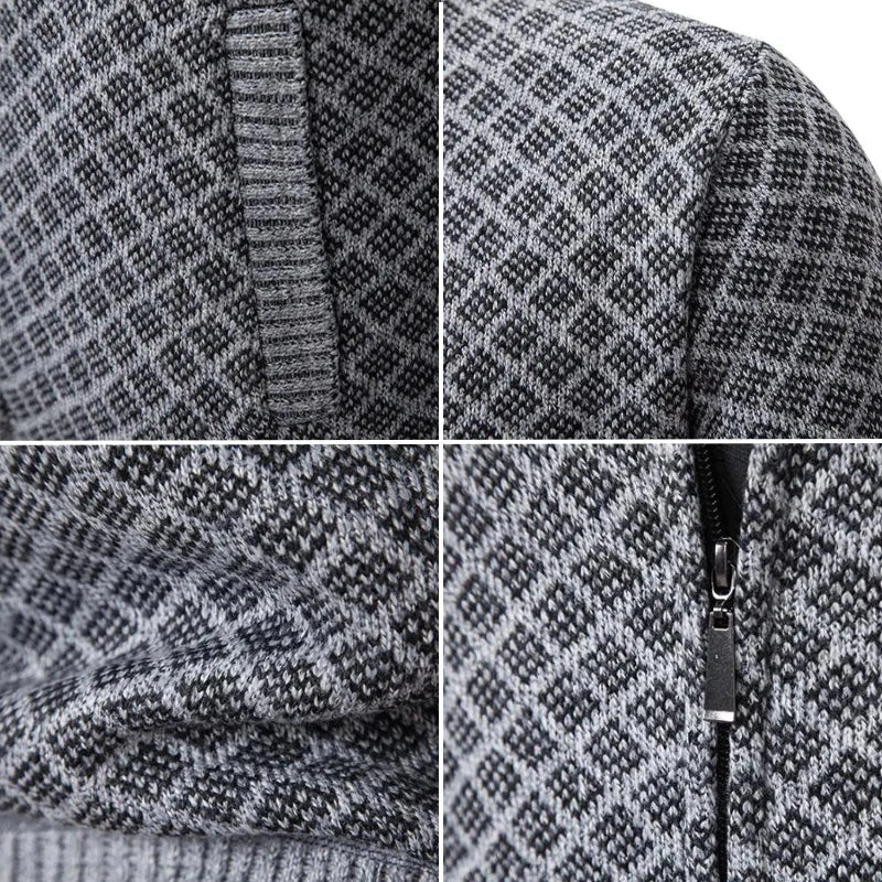 GILET MAILLE GAUFRÉE POUR HOMME