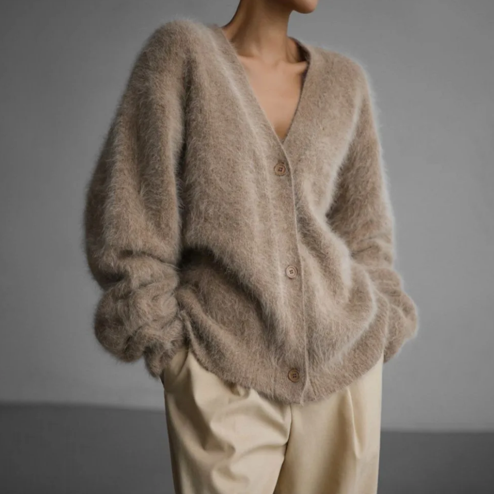 Catherine | Cardigan en cachemire col V
