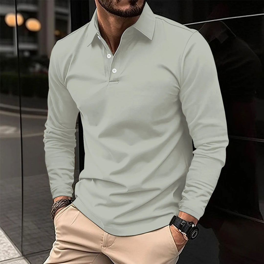 POLO CLASSICA À MANCHES LONGUES POUR HOMME