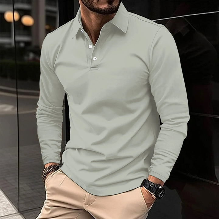 POLO CLASSICA À MANCHES LONGUES POUR HOMME
