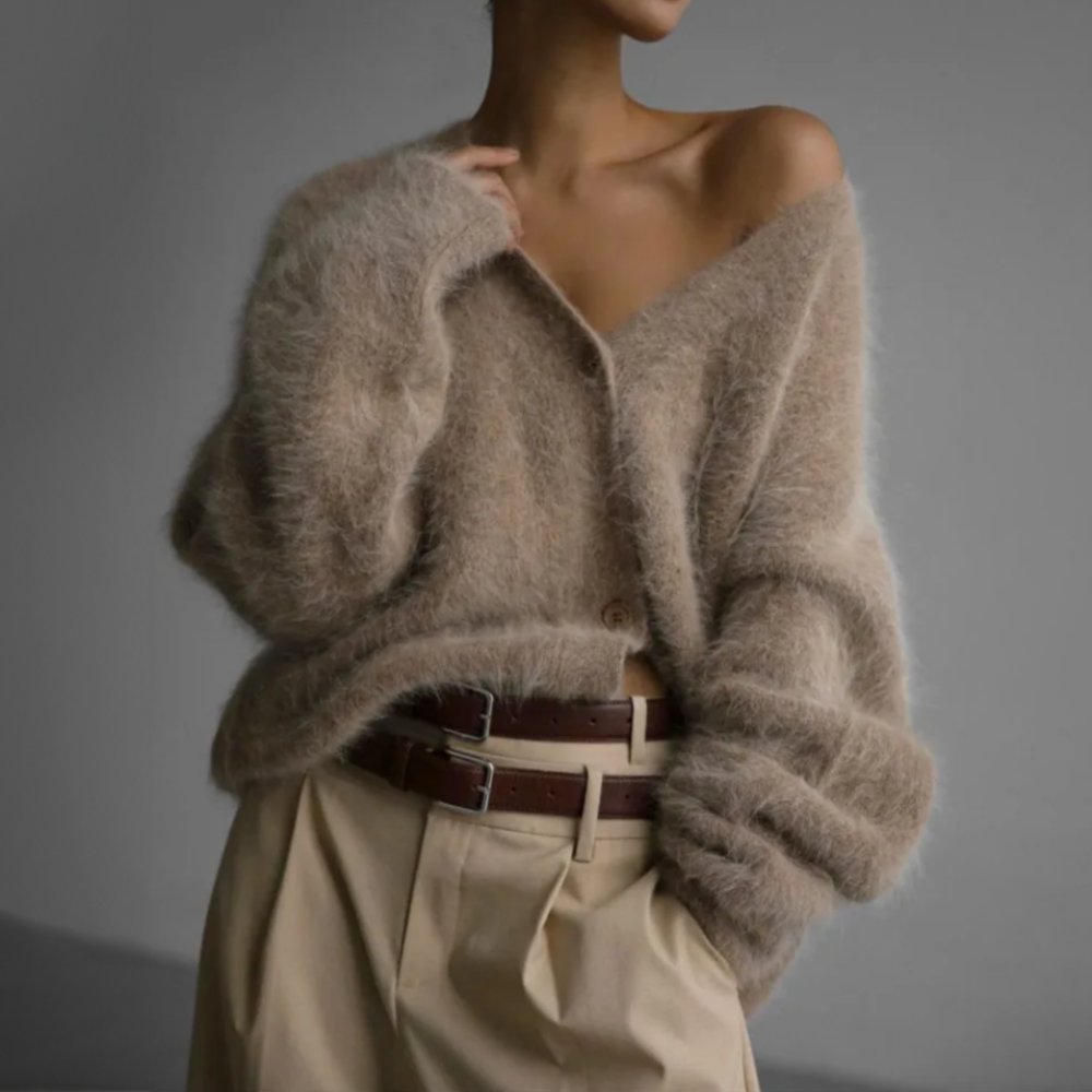 Catherine | Cardigan en cachemire col V