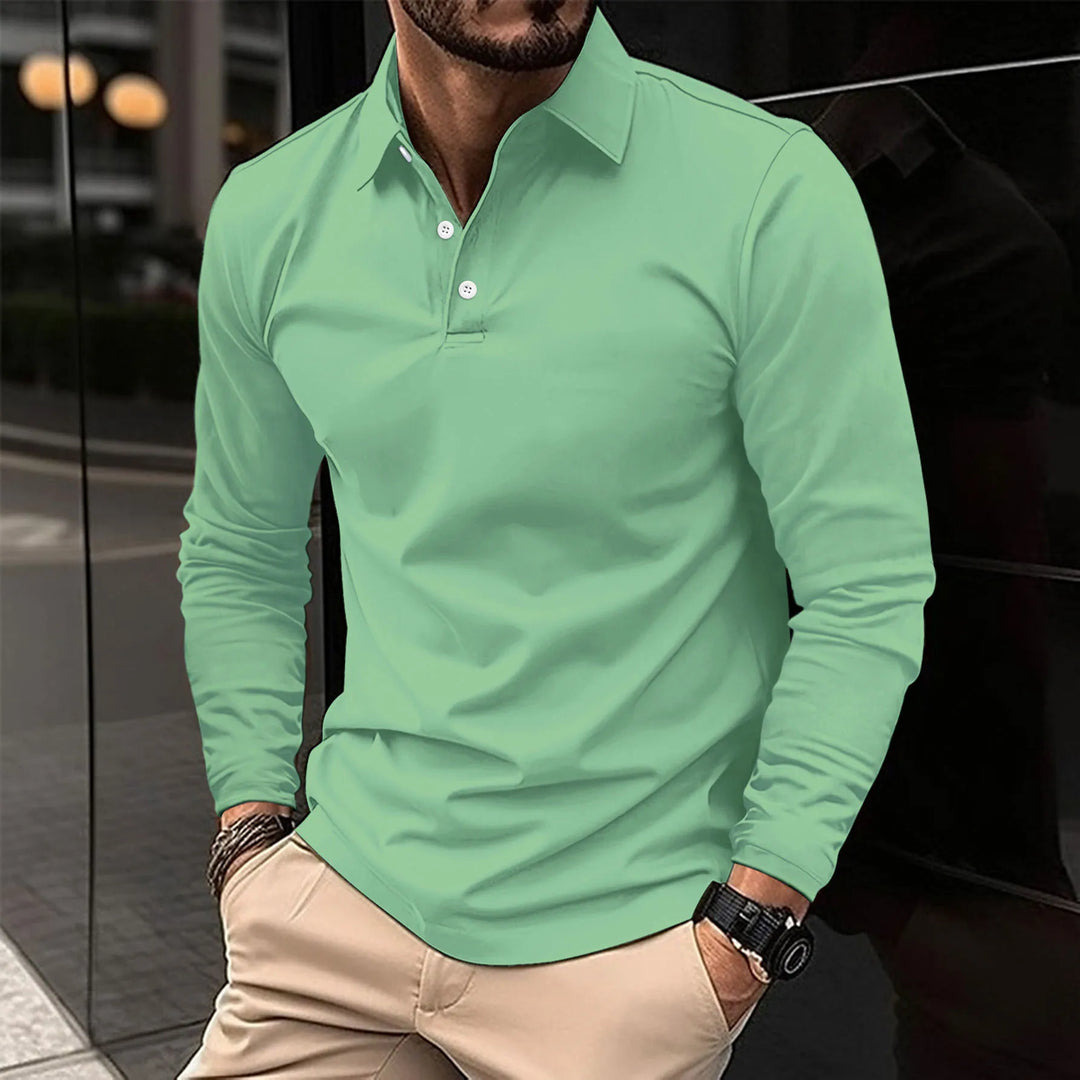 POLO CLASSICA À MANCHES LONGUES POUR HOMME