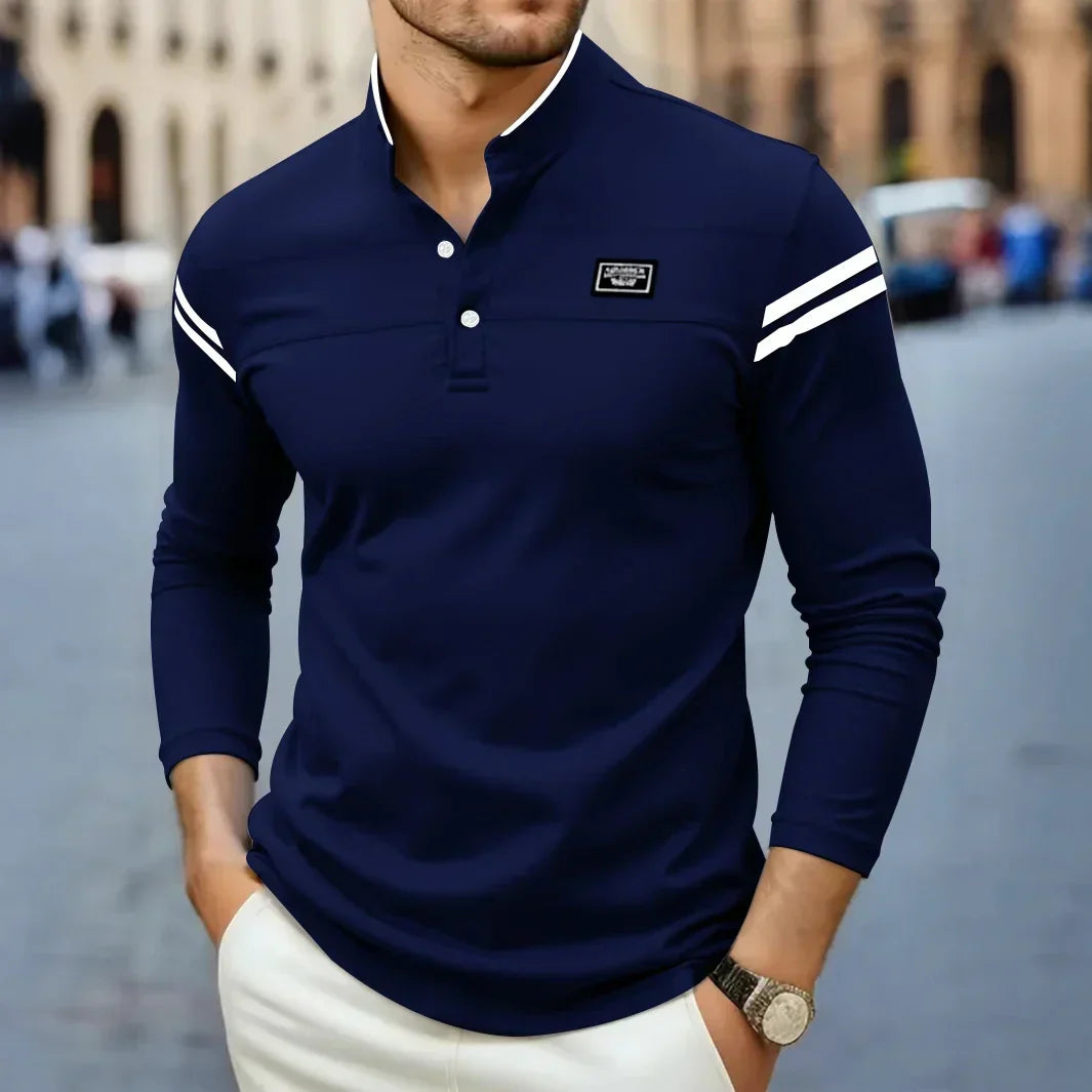 T-SHIRT À MANCHES LONGUES MODERNE POUR HOMME