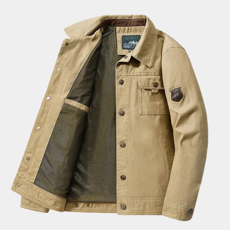 ARTHUR | Veste trucker en coton lavé — coupe vintage