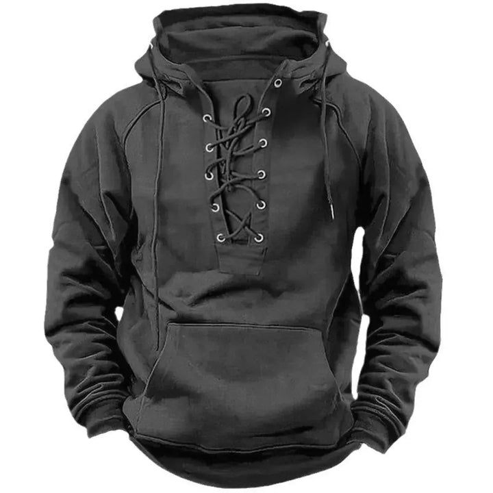 SWEAT À CAPUCHE À LACETS POUR HOMMES