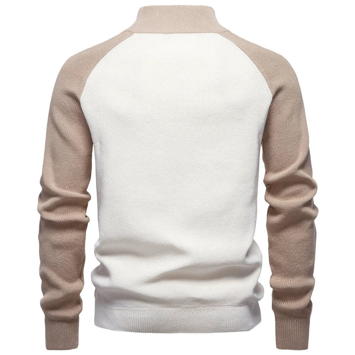 PULL QUART ZIP POUR HOMME