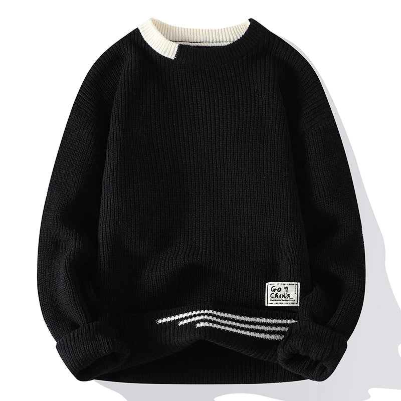 PULL COLOR BLOCK POUR HOMME