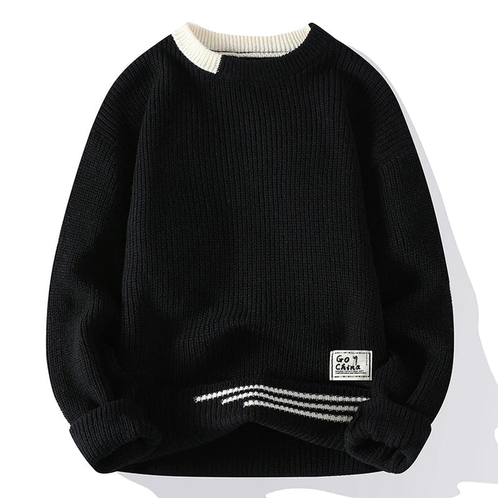 PULL COLOR BLOCK POUR HOMME