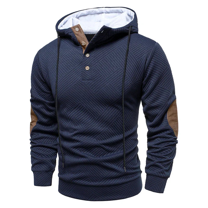 PULL À DEMI-BOUTONS COUPE SLIM POUR HOMME