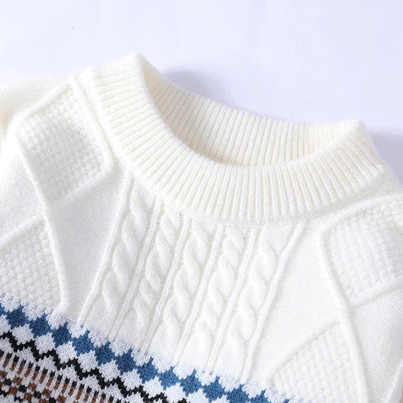 PULL EN MAILLE NORDIQUE POUR HOMME