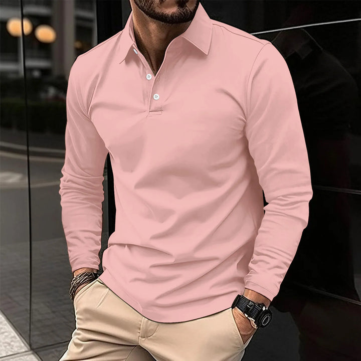 POLO CLASSICA À MANCHES LONGUES POUR HOMME