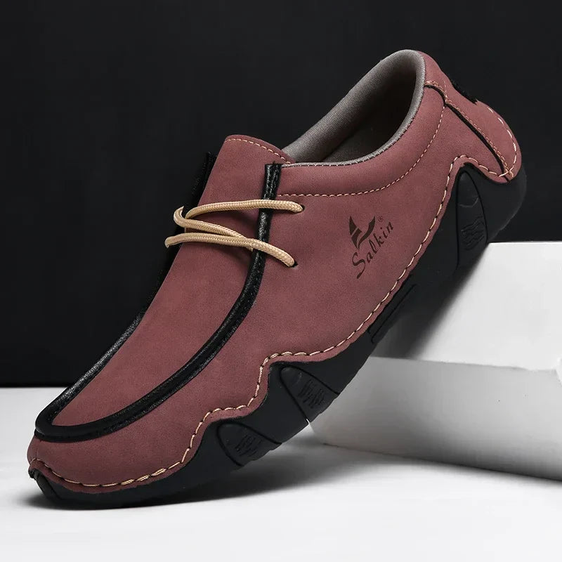 CHAUSSURES ORTHOPÉDIQUES EN CUIR À AJUSTEMENT PRÉCIS