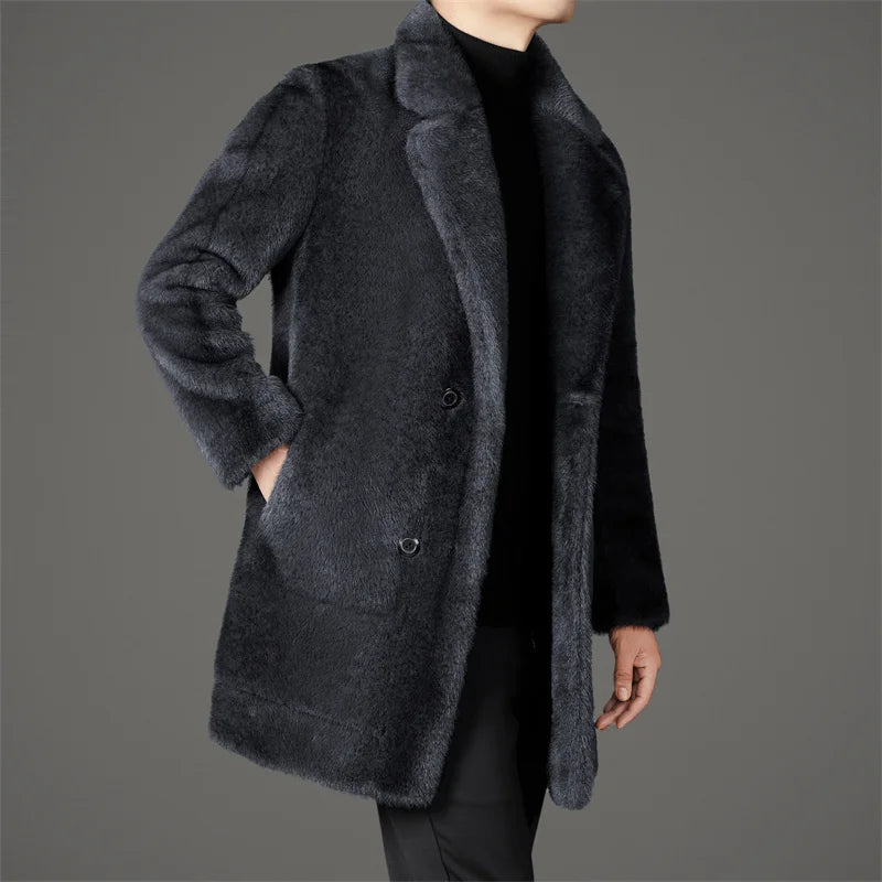 MANTEAU EN VISON DE LUXE