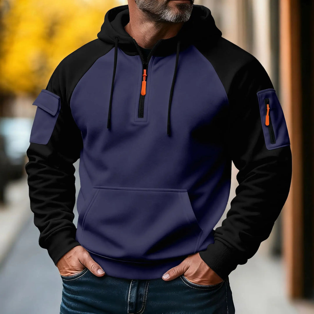 PULL À CAPUCHE ZIPPÉ POUR HOMME