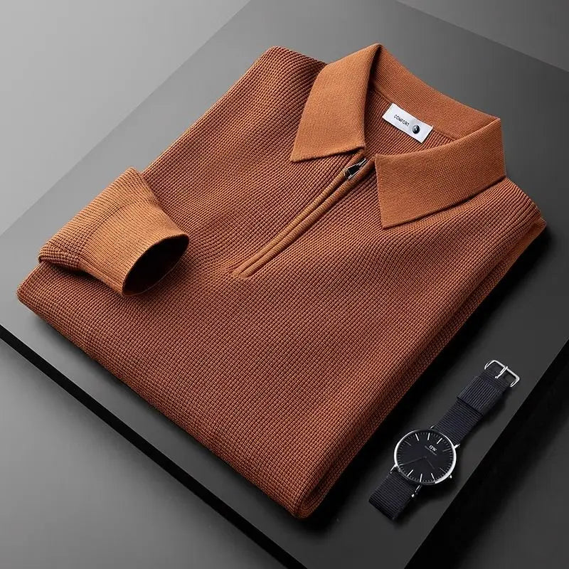 SWEAT CLASSIQUE EN MAILLE WAFFLE POUR HOMME