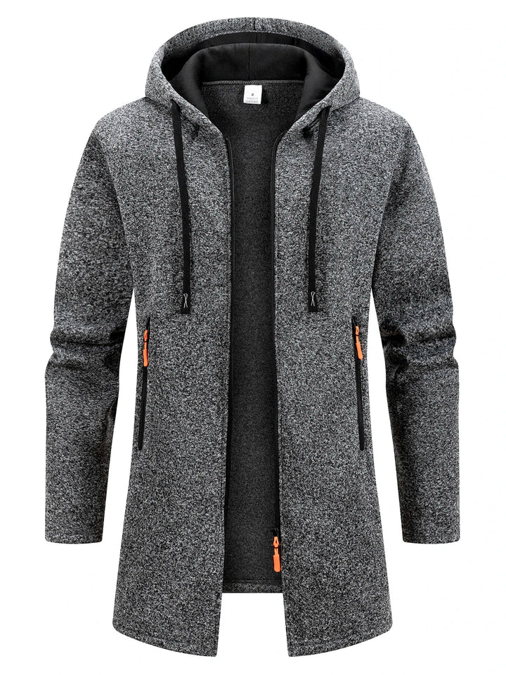 VESTE ÉLÉGANTE AVEC CAPUCHE POUR HOMME