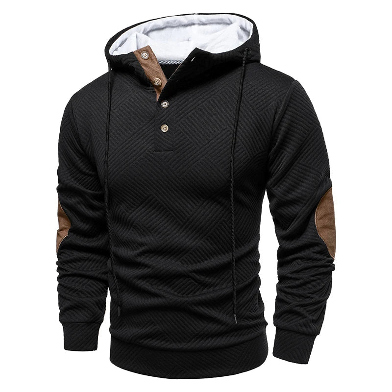 PULL À DEMI-BOUTONS COUPE SLIM POUR HOMME