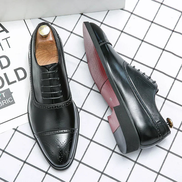 CHAUSSURES BROGUE EN CUIR POUR HOMME