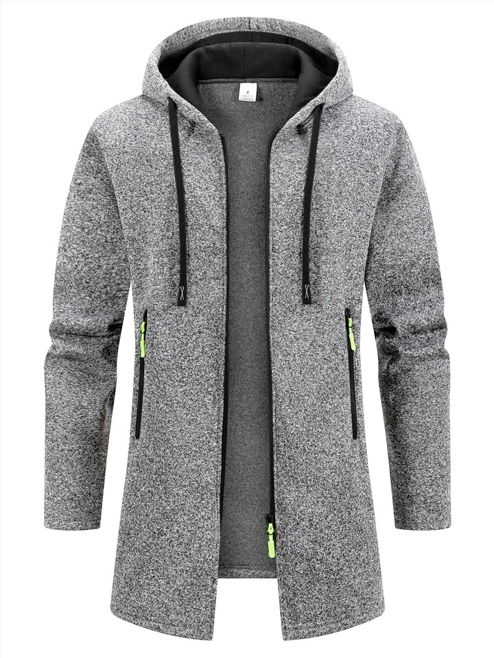 VESTE ÉLÉGANTE AVEC CAPUCHE POUR HOMME