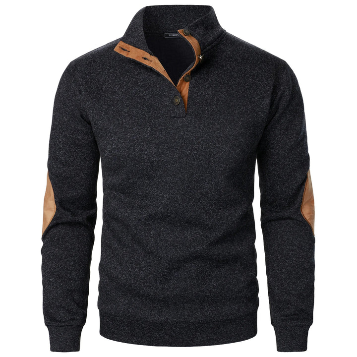PULL EN MAILLE BOUTONNÉ POUR HOMME