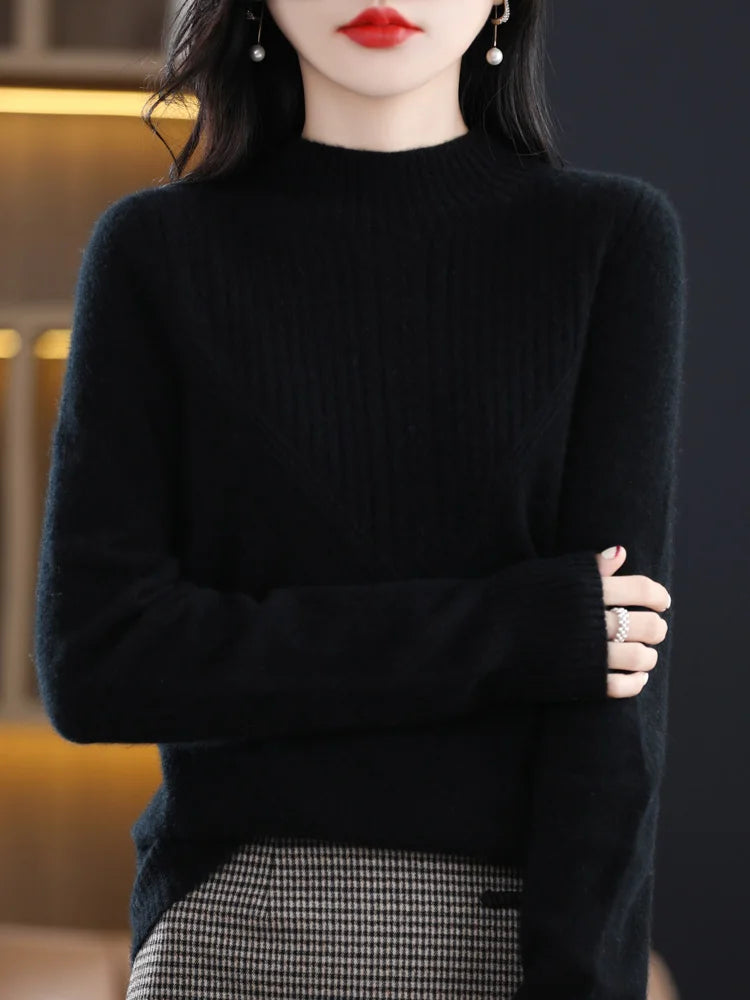 Clarence | Pull en cachemire col rond