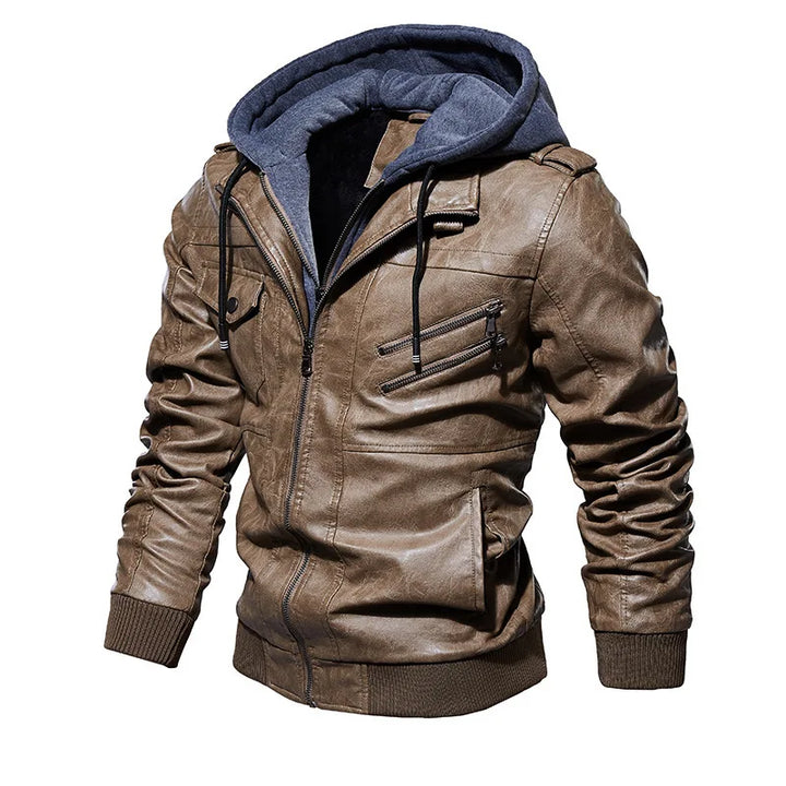 VESTE DE VILLE EN CUIR POUR HOMME