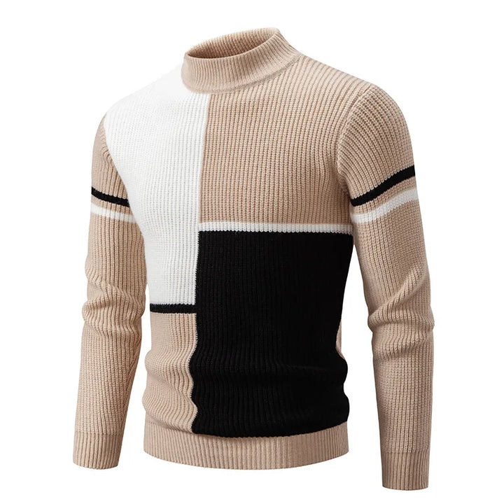 PULL EN MAILLE COLORÉ POUR HOMME